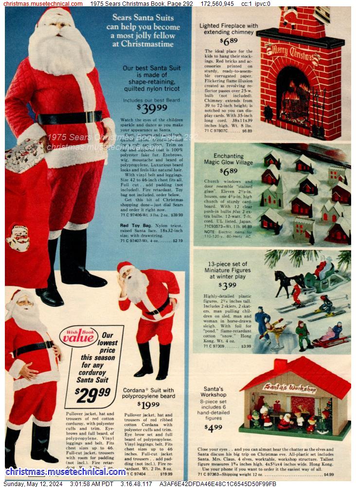 1975 Sears Christmas Book, Page 292