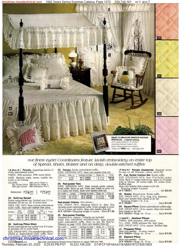 1982 Sears Spring Summer Catalog, Page 1372