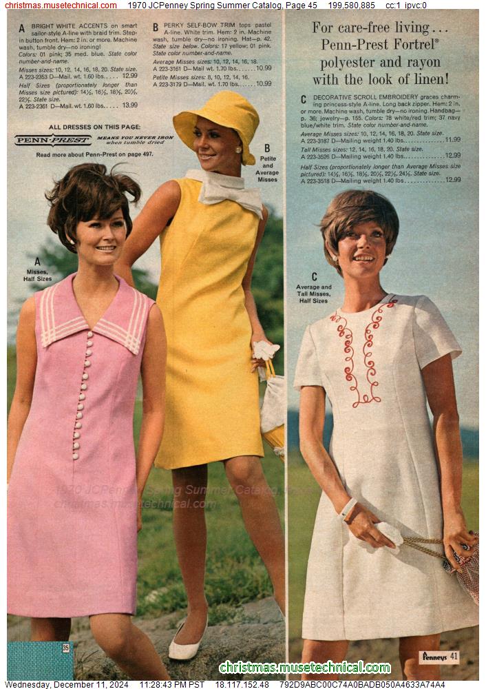 1970 JCPenney Spring Summer Catalog, Page 45