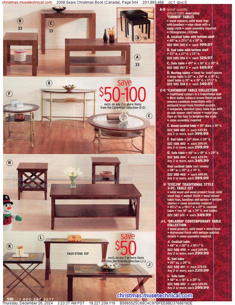 2008 Sears Christmas Book (Canada), Page 544