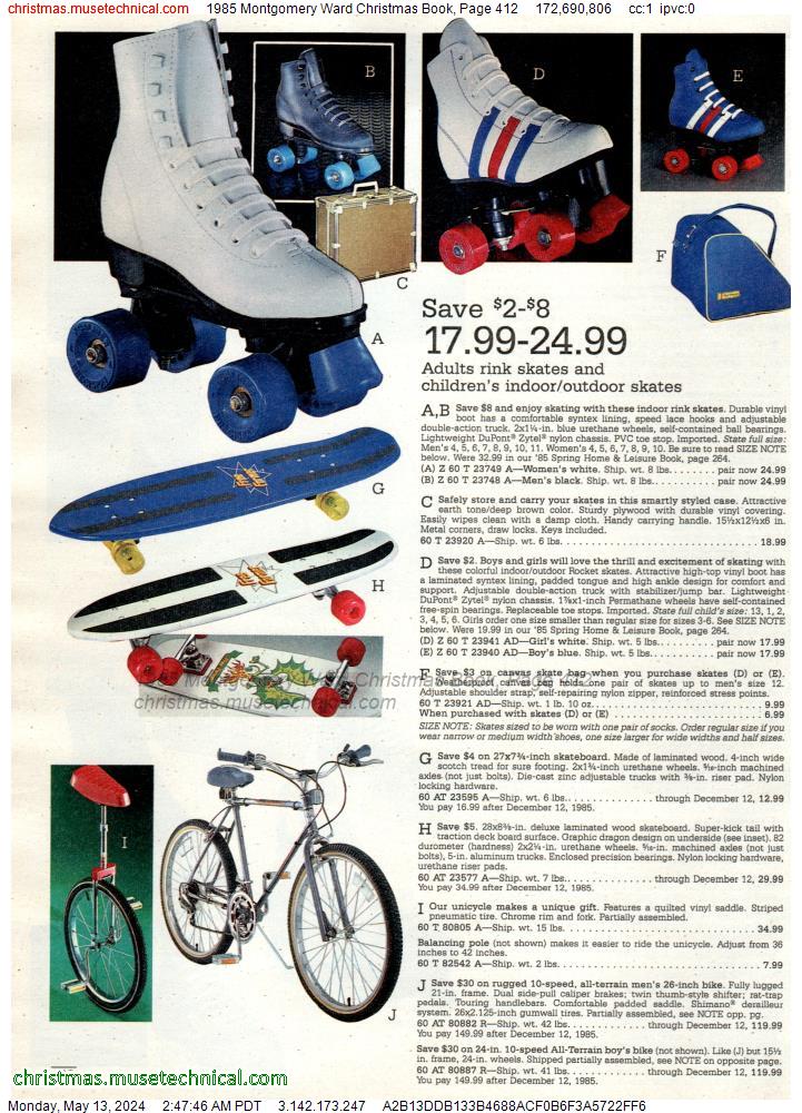 1985 Montgomery Ward Christmas Book, Page 412