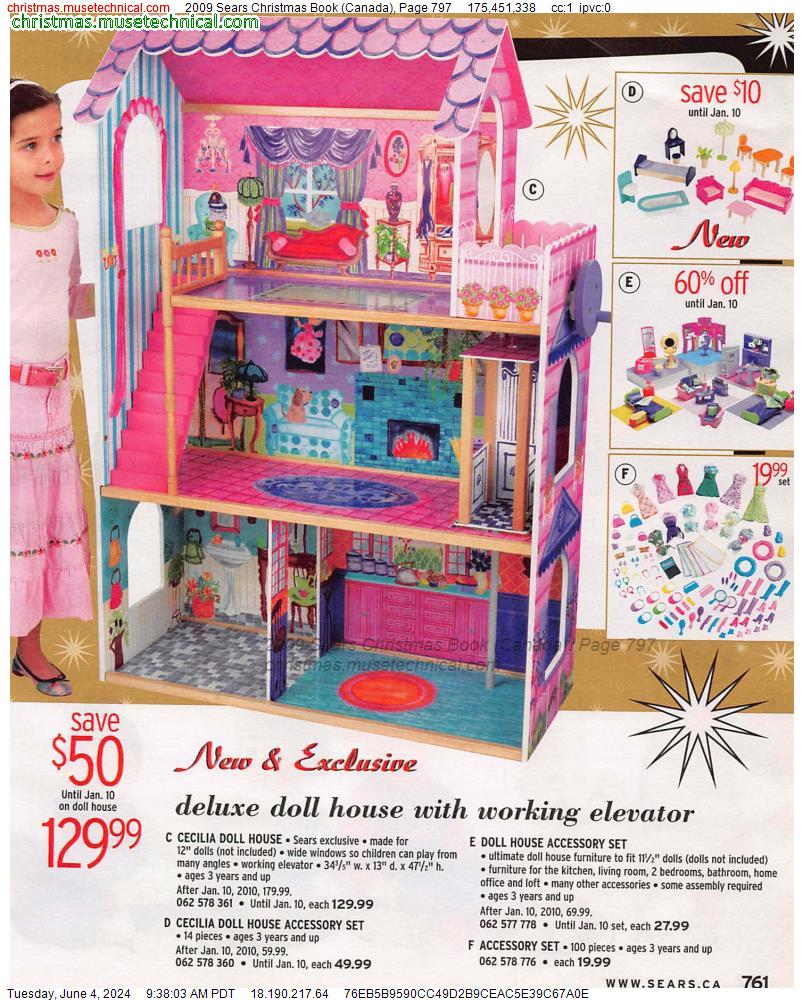 2009 Sears Christmas Book (Canada), Page 797