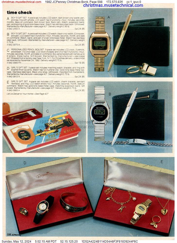 1982 JCPenney Christmas Book, Page 598