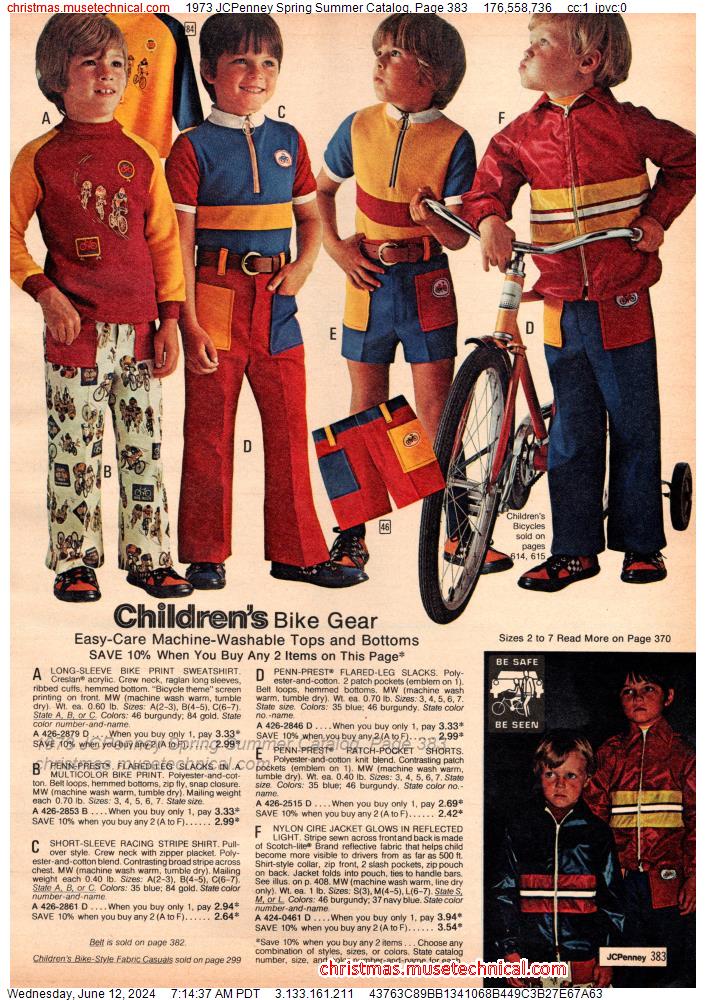 1973 JCPenney Spring Summer Catalog, Page 383