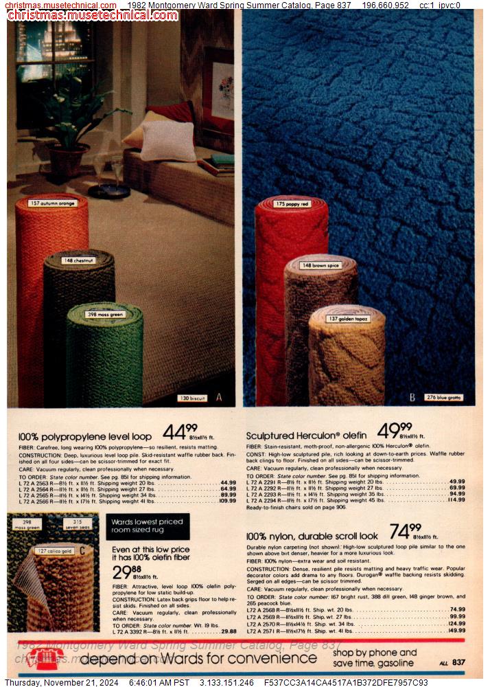 1982 Montgomery Ward Spring Summer Catalog, Page 837