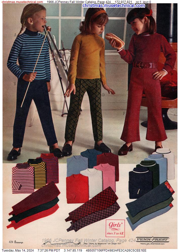 1966 JCPenney Fall Winter Catalog, Page 424