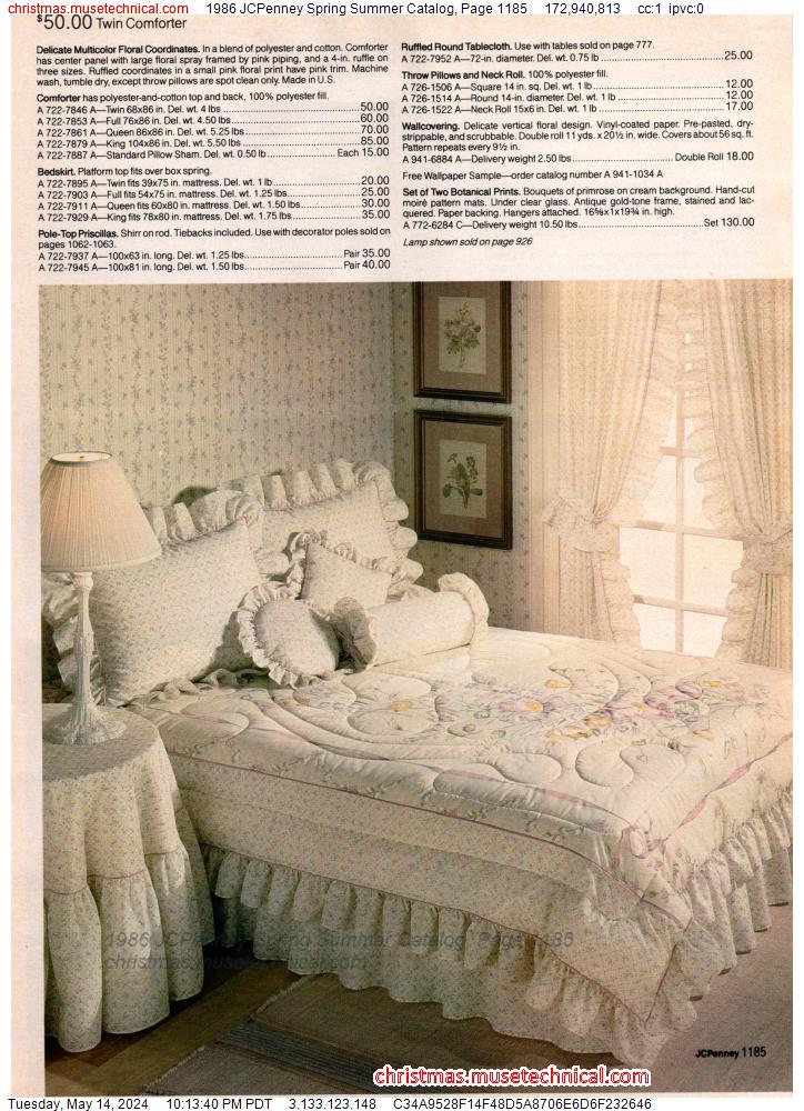 1986 JCPenney Spring Summer Catalog, Page 1185