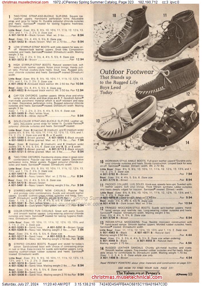 1972 JCPenney Spring Summer Catalog, Page 323