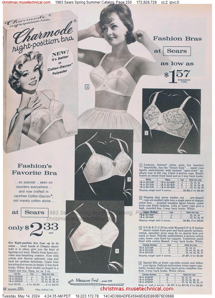 1963 Sears Spring Summer Catalog, Page 250