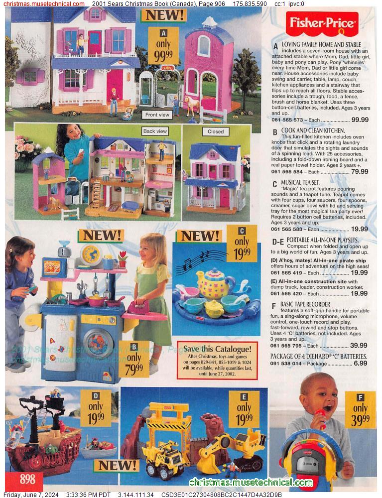 2001 Sears Christmas Book (Canada), Page 906