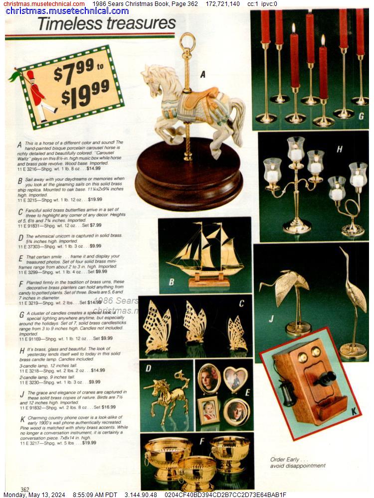 1986 Sears Christmas Book, Page 362