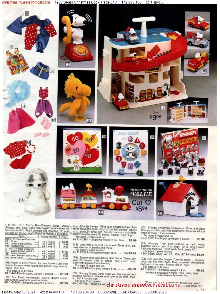 1983 Sears Christmas Book, Page 513