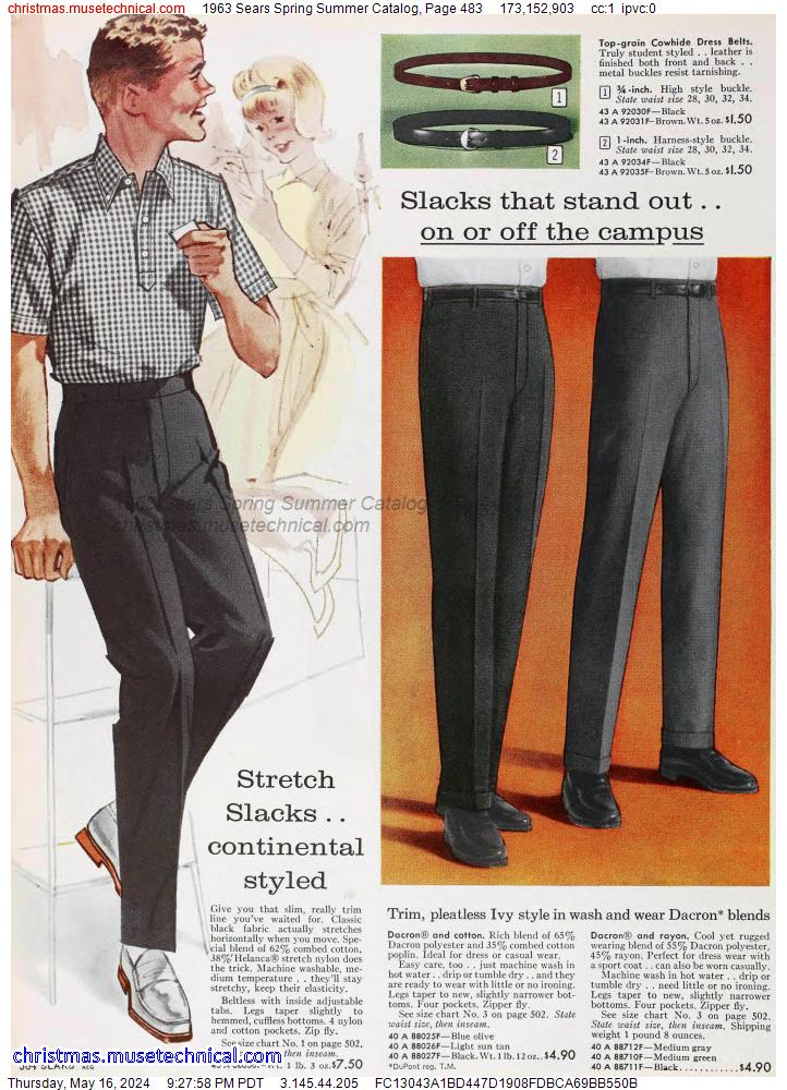 1963 Sears Spring Summer Catalog, Page 483