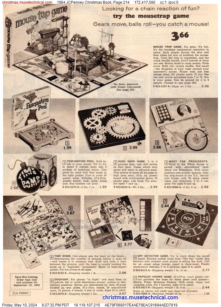 1964 JCPenney Christmas Book, Page 214