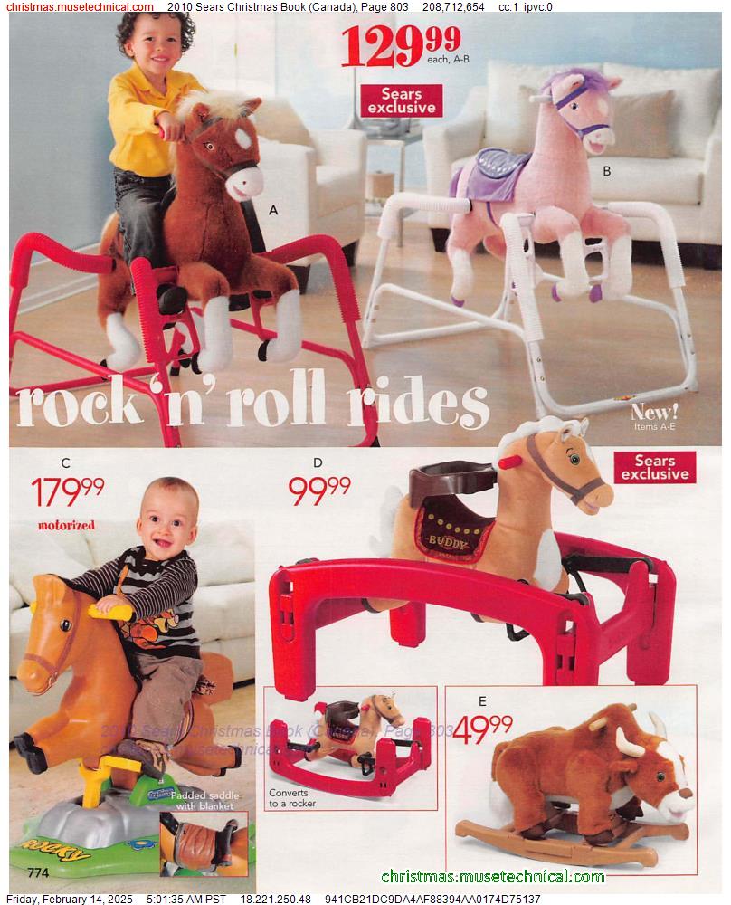 2010 Sears Christmas Book (Canada), Page 803