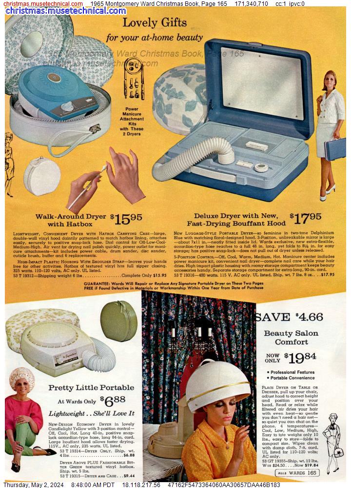 1965 Montgomery Ward Christmas Book, Page 165