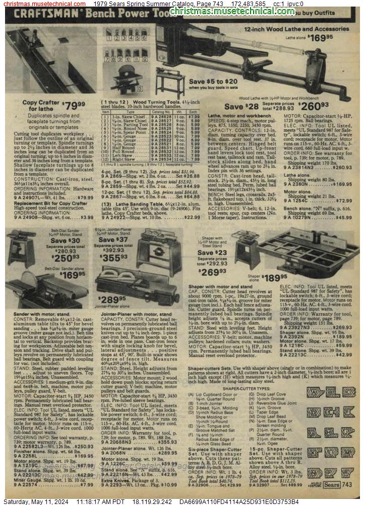 1979 Sears Spring Summer Catalog, Page 743