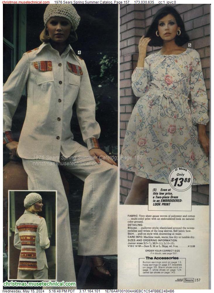 1976 Sears Spring Summer Catalog, Page 157