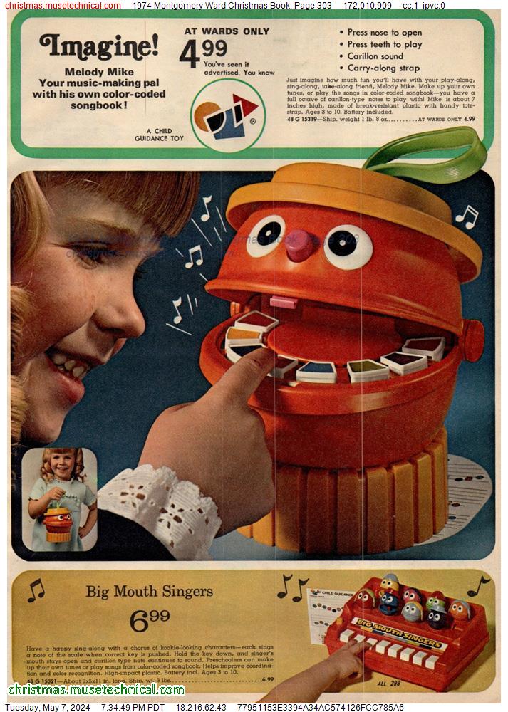 1974 Montgomery Ward Christmas Book, Page 303