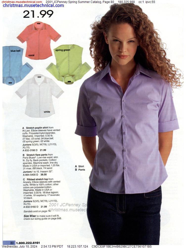2001 JCPenney Spring Summer Catalog, Page 80