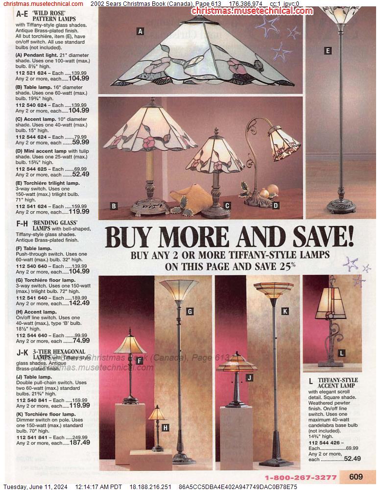 2002 Sears Christmas Book (Canada), Page 613