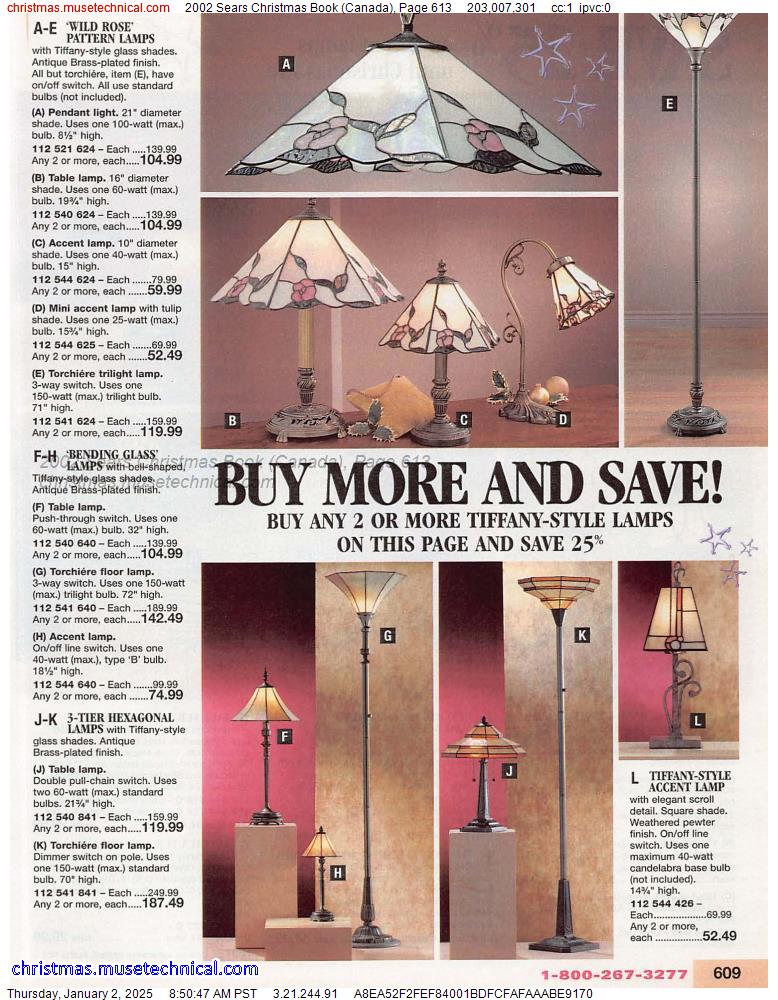 2002 Sears Christmas Book (Canada), Page 613