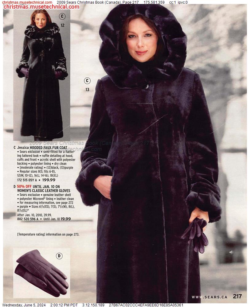 2009 Sears Christmas Book (Canada), Page 217