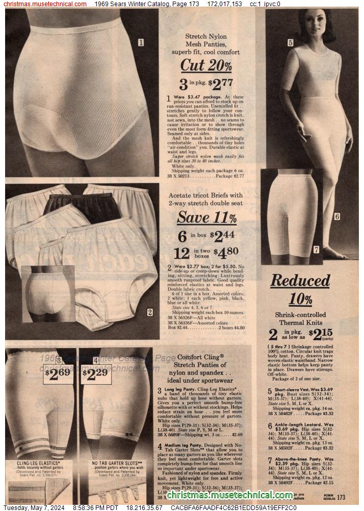 1969 Sears Winter Catalog, Page 173