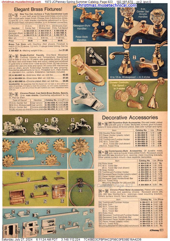 1973 JCPenney Spring Summer Catalog, Page 823