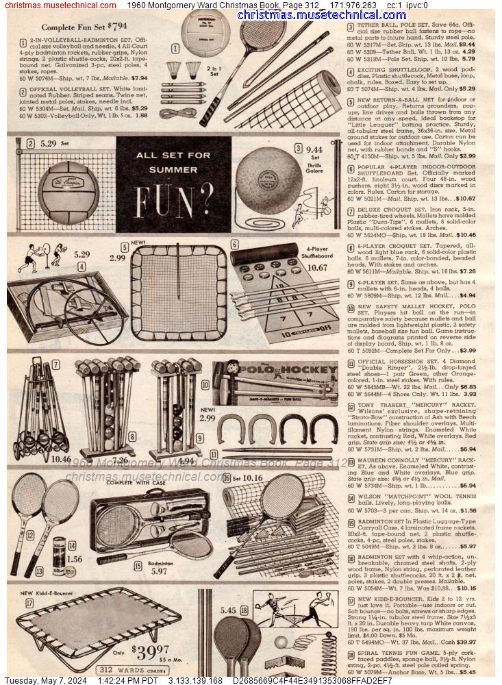 1960 Montgomery Ward Christmas Book, Page 312