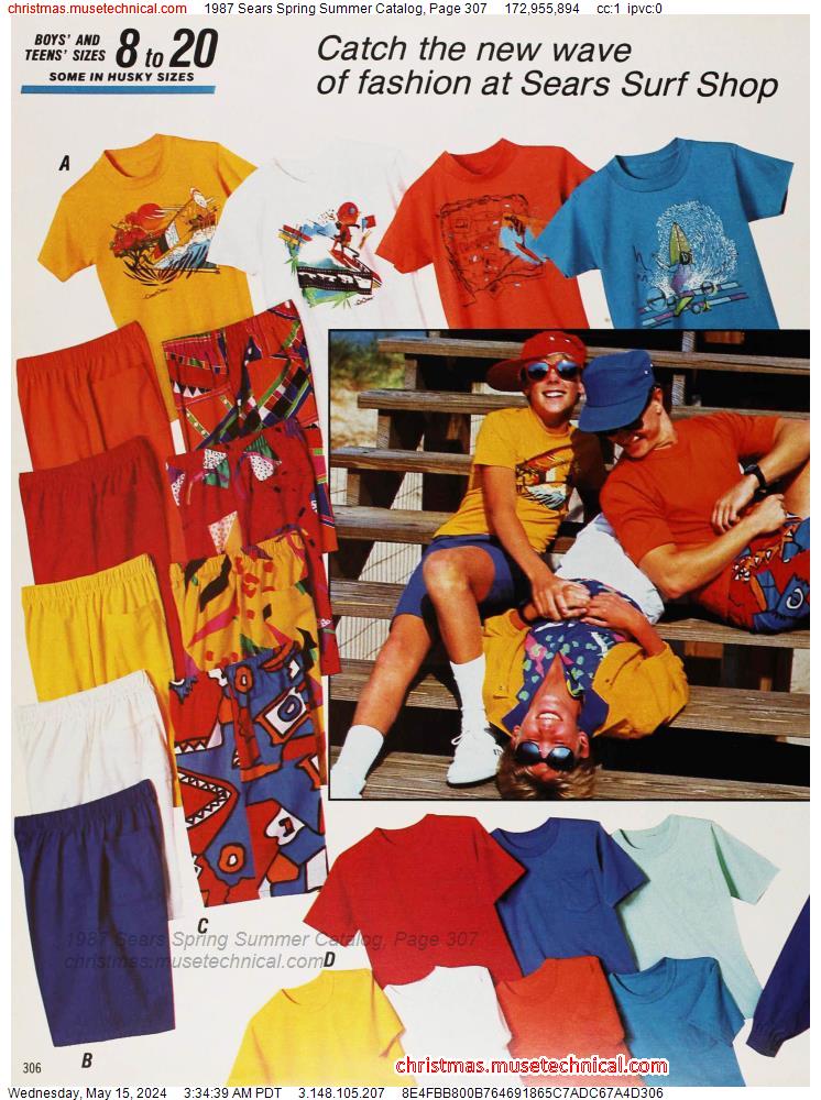 1987 Sears Spring Summer Catalog, Page 307