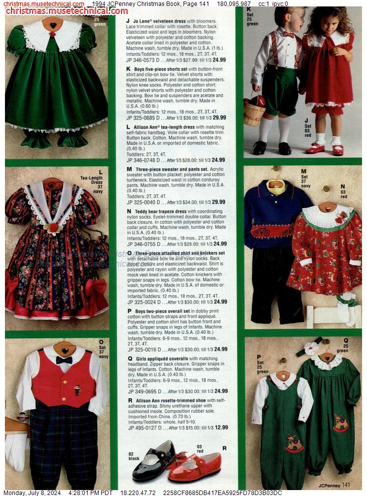 1994 JCPenney Christmas Book, Page 141