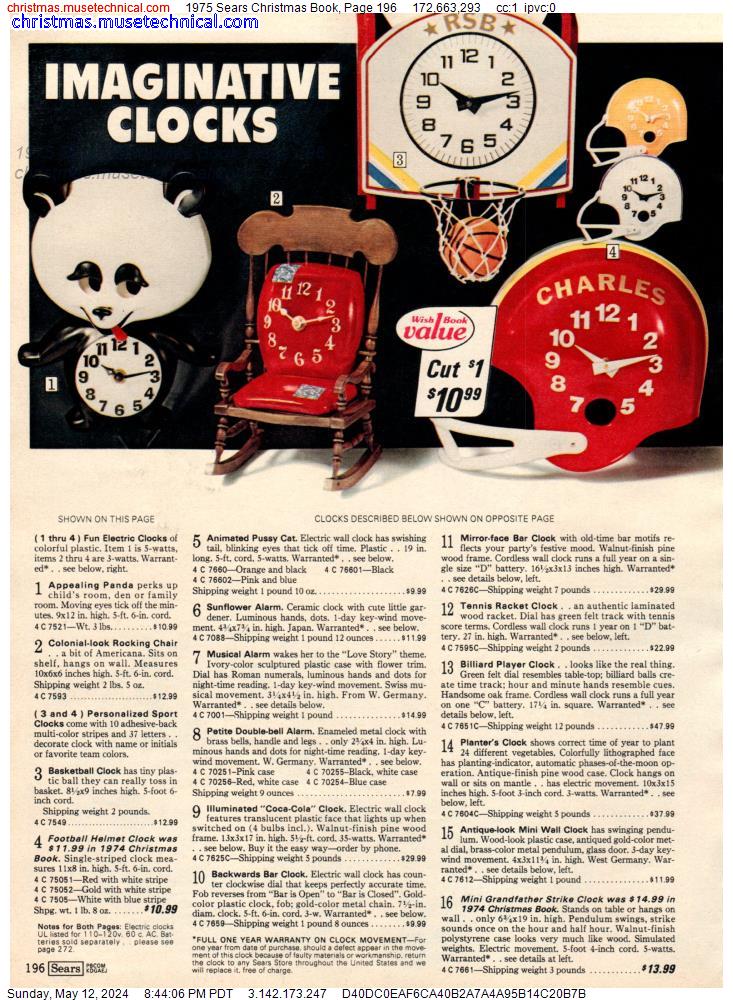 1975 Sears Christmas Book, Page 196
