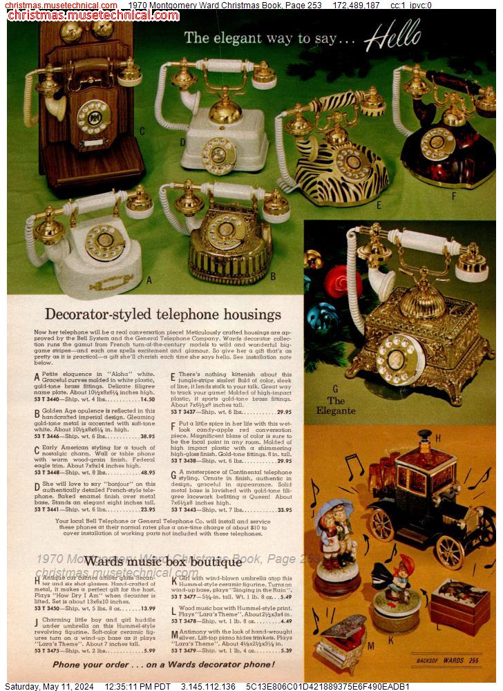 1970 Montgomery Ward Christmas Book, Page 253
