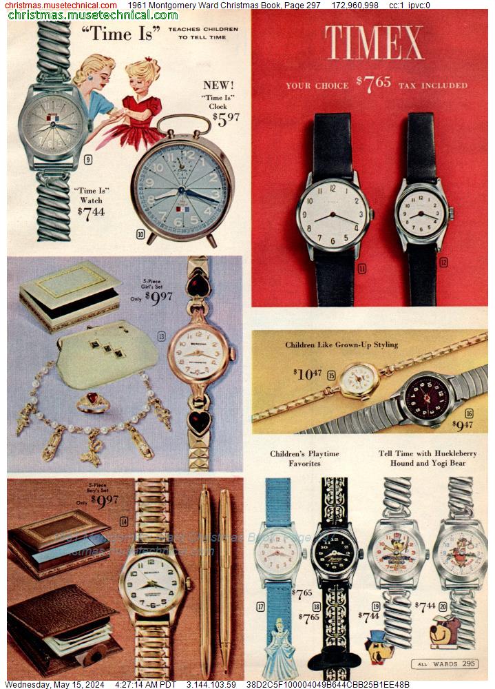 1961 Montgomery Ward Christmas Book, Page 297