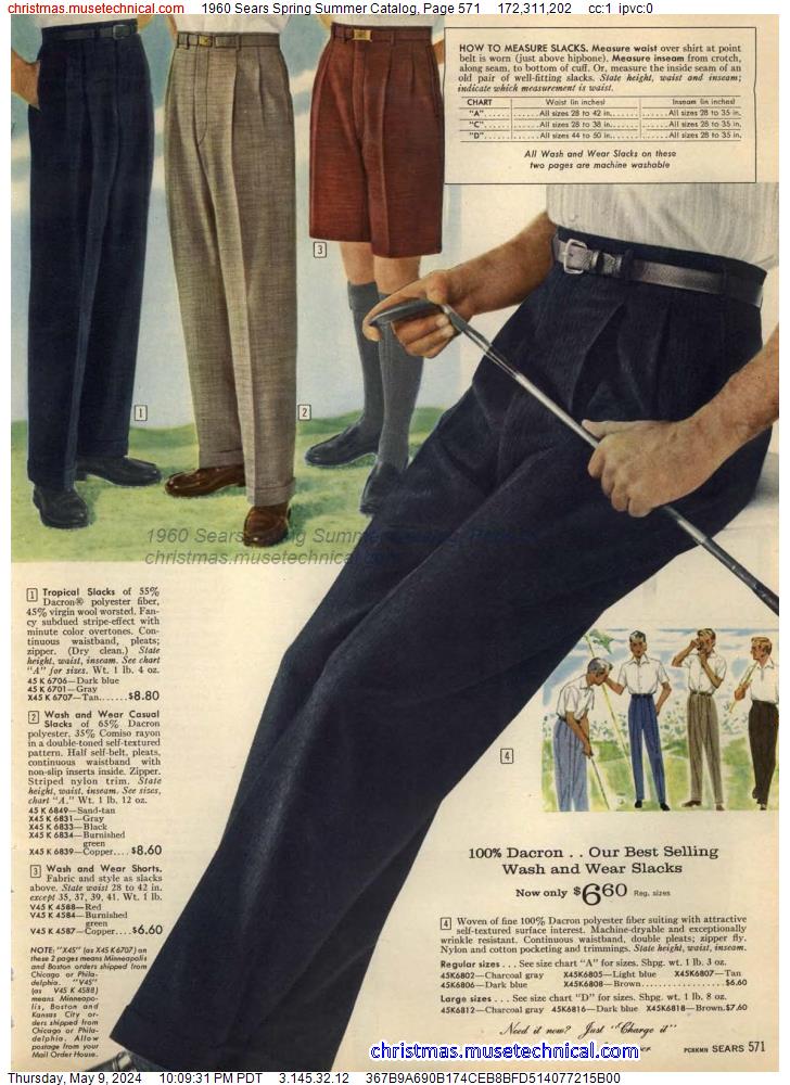 1960 Sears Spring Summer Catalog, Page 571