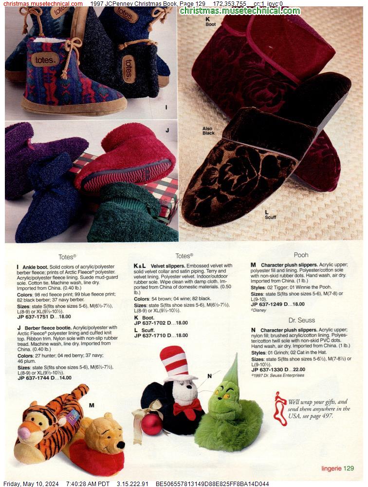 1997 JCPenney Christmas Book, Page 129