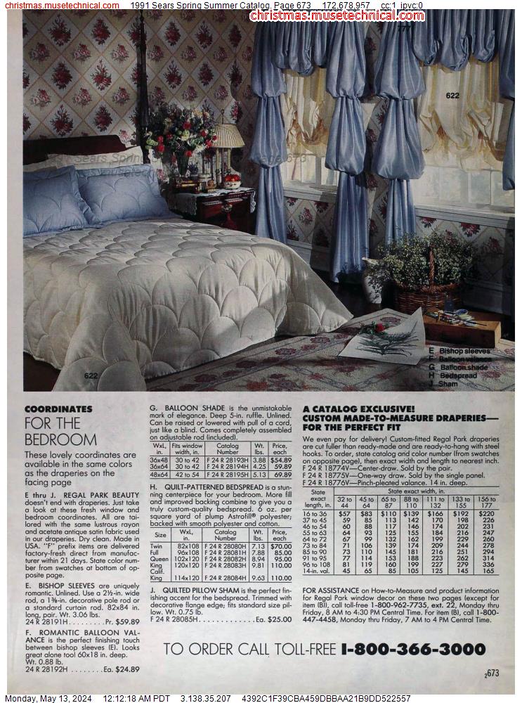 1991 Sears Spring Summer Catalog, Page 673