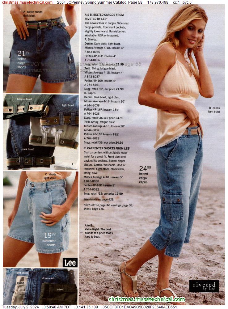 2004 JCPenney Spring Summer Catalog, Page 58
