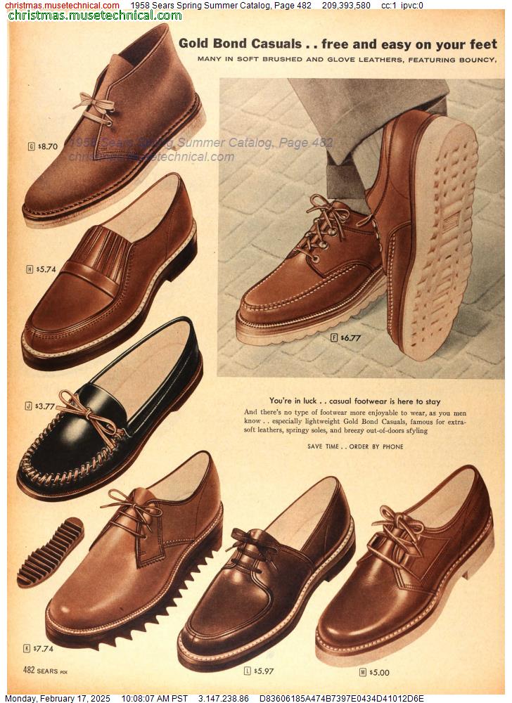 1958 Sears Spring Summer Catalog, Page 482