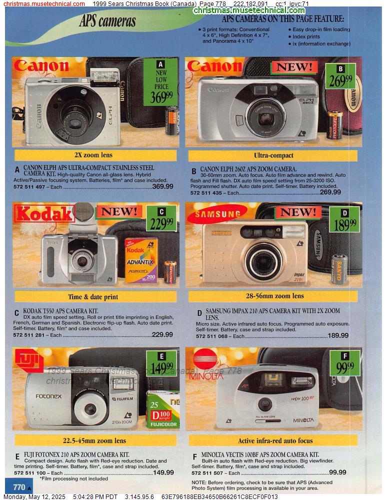 1999 Sears Christmas Book (Canada), Page 778