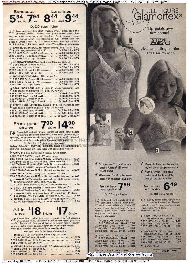 1975 Montgomery Ward Fall Winter Catalog, Page 221