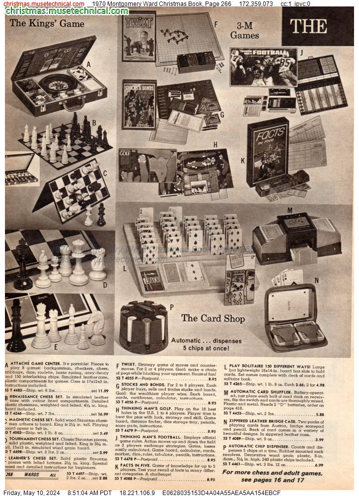 1970 Montgomery Ward Christmas Book, Page 266