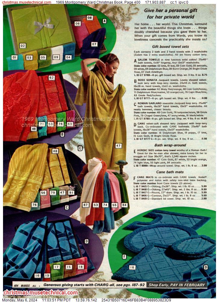 1969 Montgomery Ward Christmas Book, Page 400