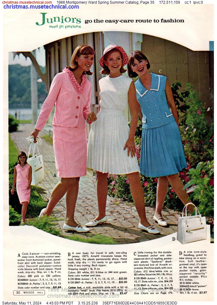 1966 Montgomery Ward Spring Summer Catalog, Page 30