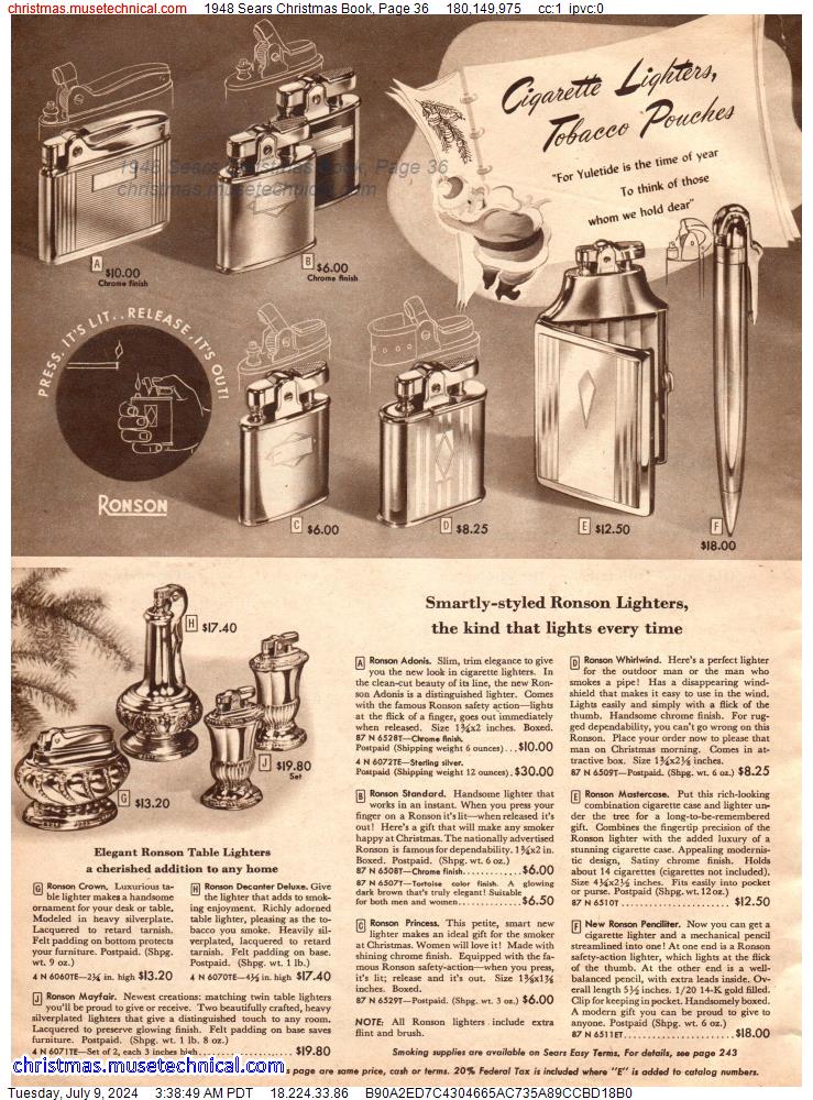 1948 Sears Christmas Book, Page 36