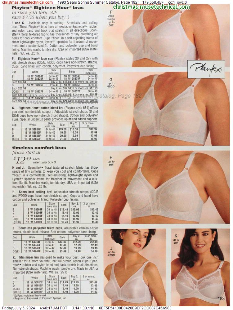 1993 Sears Spring Summer Catalog, Page 182