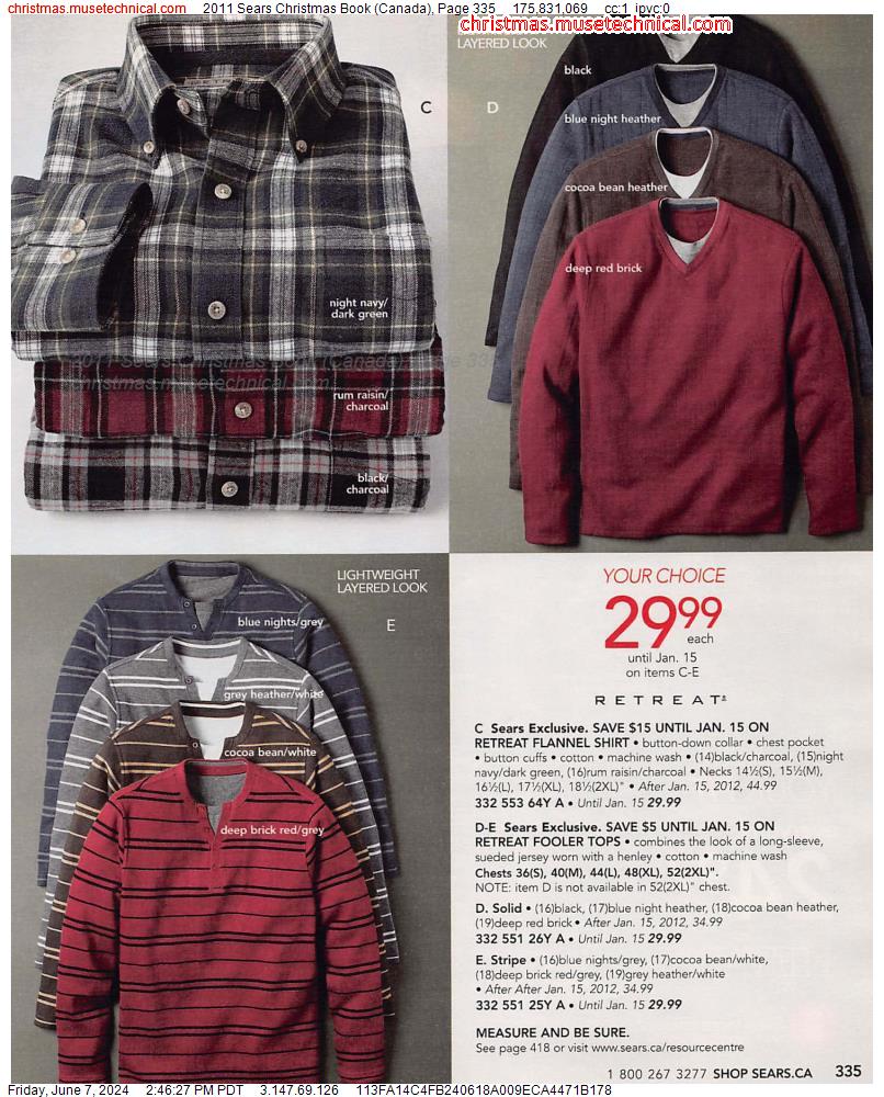 2011 Sears Christmas Book (Canada), Page 335
