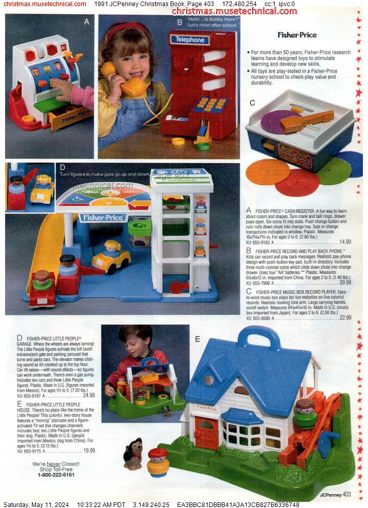 1991 JCPenney Christmas Book, Page 403