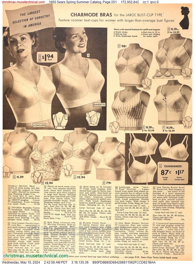 1950 Sears Spring Summer Catalog, Page 251